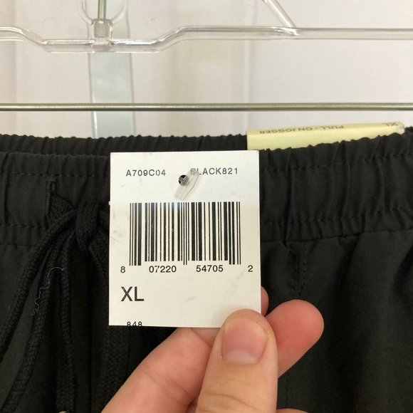 Max Studio Nordstrom NEW Women's Size X-Large Pull On Black Stretchy Joggers - Picture 2 of 8